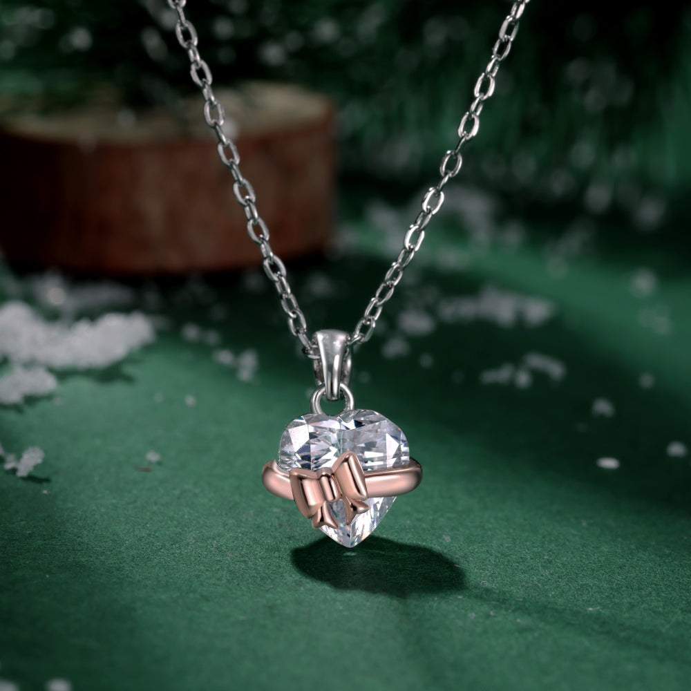 Harmony Radiance Necklace – 925 Sterling Silver| Zircon Pendant